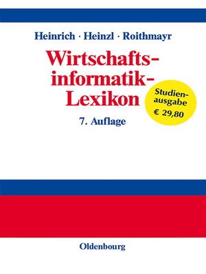 cover image of Wirtschaftsinformatik-Lexikon